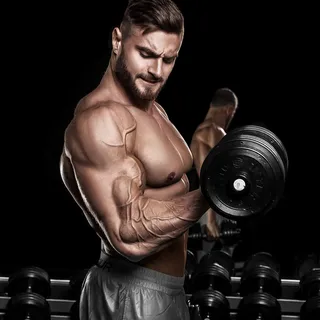 哑铃健身的肌肉男图片 哑铃健身的肌肉男图片