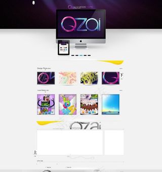 简约时尚网页模板图片