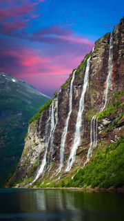 瀑布高清摄影图片