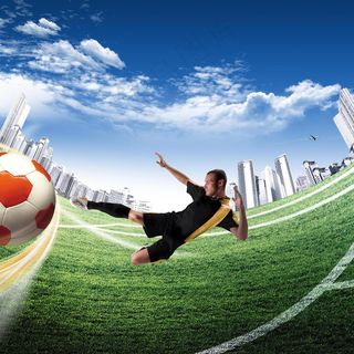 足球赛海报图片