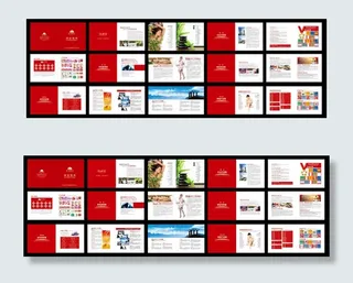 美容养生SPA画册矢量素材