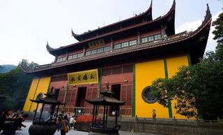 杭州西湖灵隐寺图片