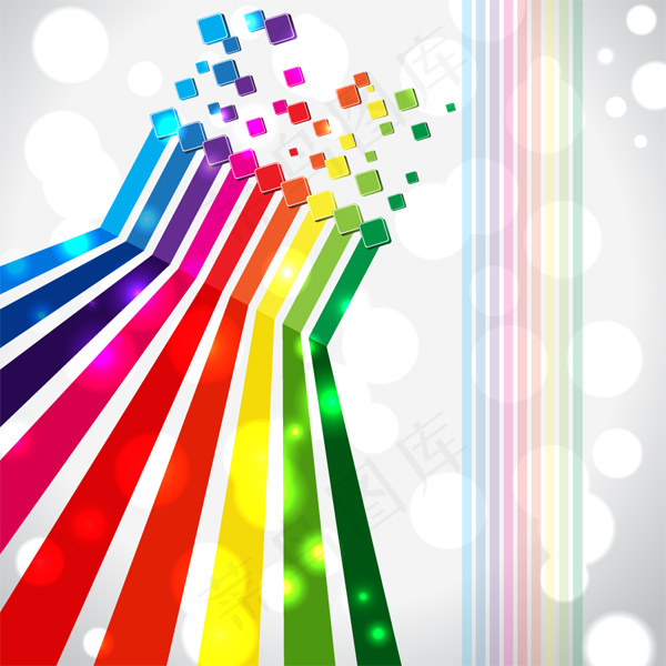 光晕炫彩背景