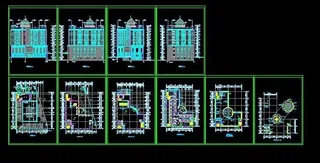 十层高度酒店建筑设计图