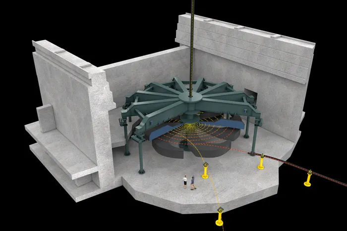 水力发电机组涡轮图片