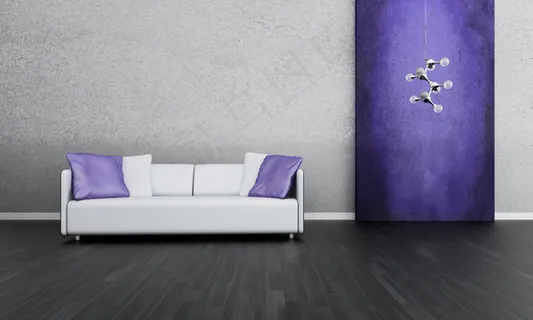 时尚吊灯与时尚沙发