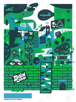 位图 风景建筑 抽象 涂鸦 怪物 ...