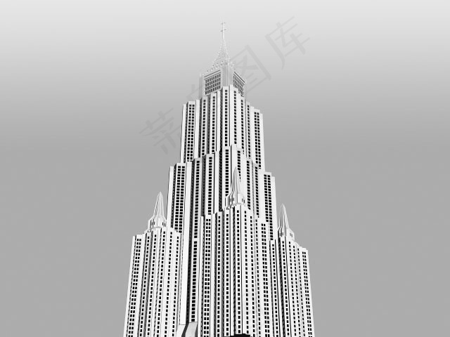 现代建筑模型图