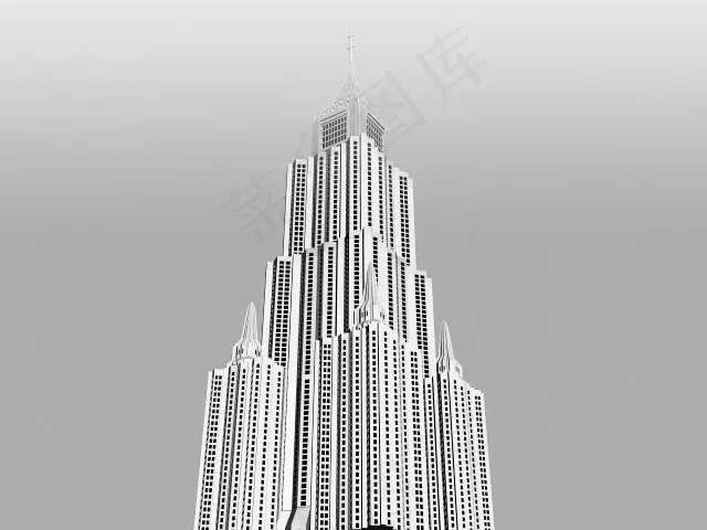 现代建筑模型图