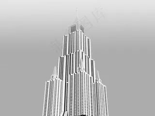 现代建筑模型图