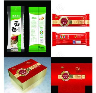 面条礼盒包装图片模板下载