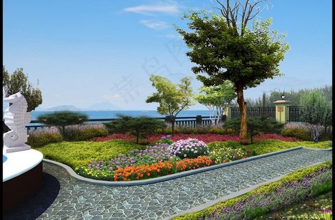 庭院景观绿化图片