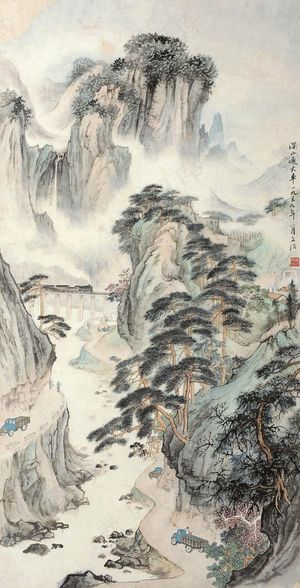 深山通火车图片