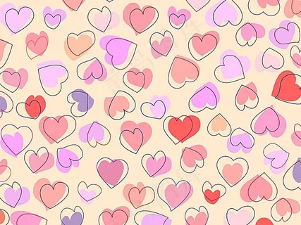 心形图案背景素材