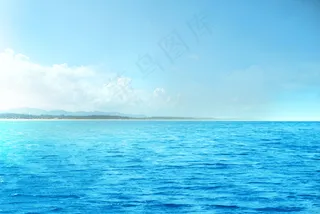 蓝天大海图片