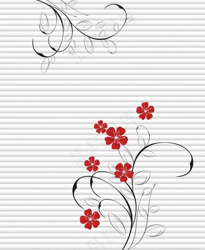 五瓣花移门