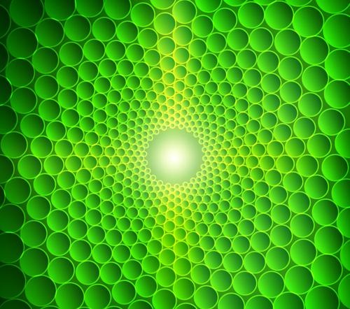 绿色抽象花纹背景矢量图01