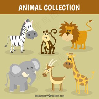 北欧简约卡通狮子矢量标志