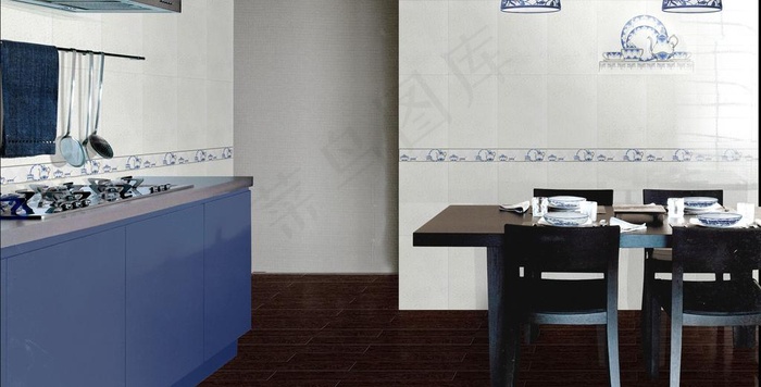 厨房餐厅效果图图片