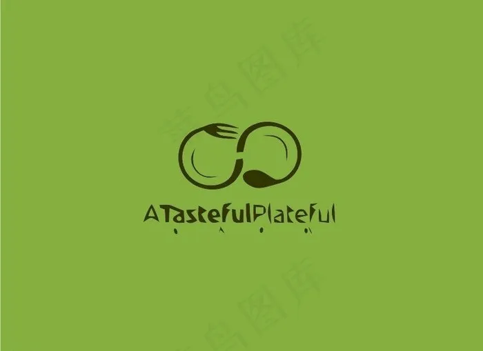 餐具logo图片ai矢量模版下载