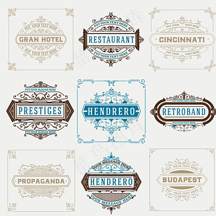 古典欧式花纹图片