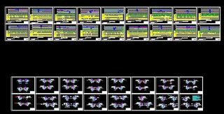 农村某土地挡墙型防洪堤施工图