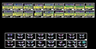 农村某土地挡墙型防洪堤施工图