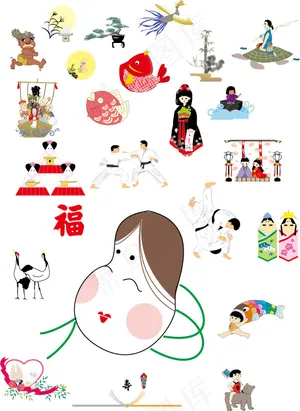 日本风格元素