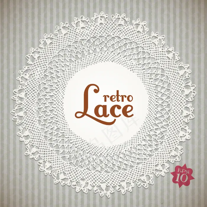 矢量花边框架eps,ai矢量模版下载