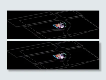 a型别墅立体位置图图片