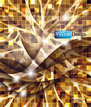 幻彩动感流线背景矢量素材