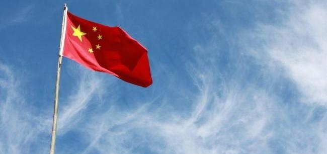 国旗飘飘图片