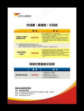 港股讲座系列之价格表图片