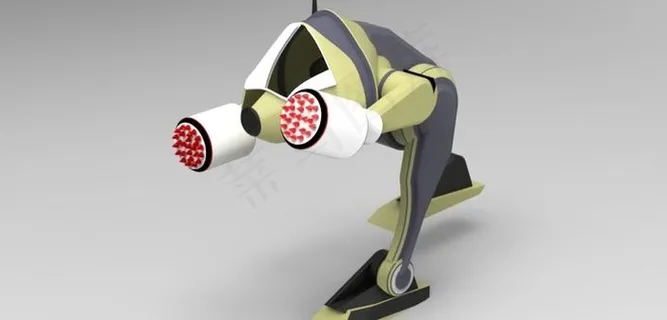 简单的机械式步行机器人 简单的机械式步行机器人