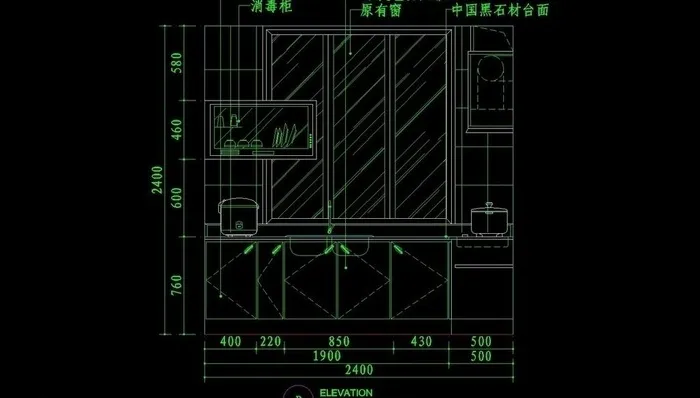 cad设计之厨房图片