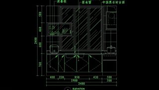 cad设计之厨房图片
