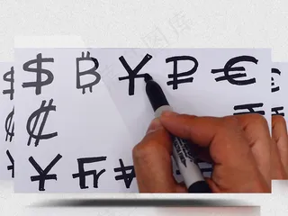 高清实拍手绘标志视频CC0