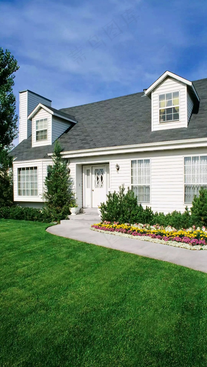 欧式房屋摄影高清图片