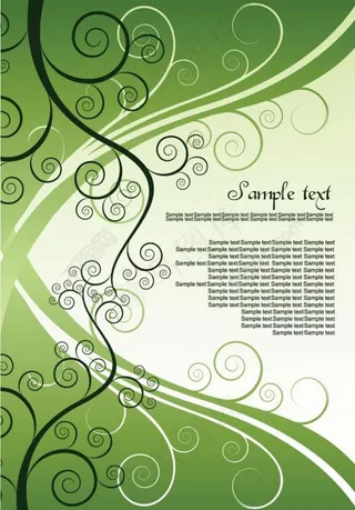 欧式花纹背景图片