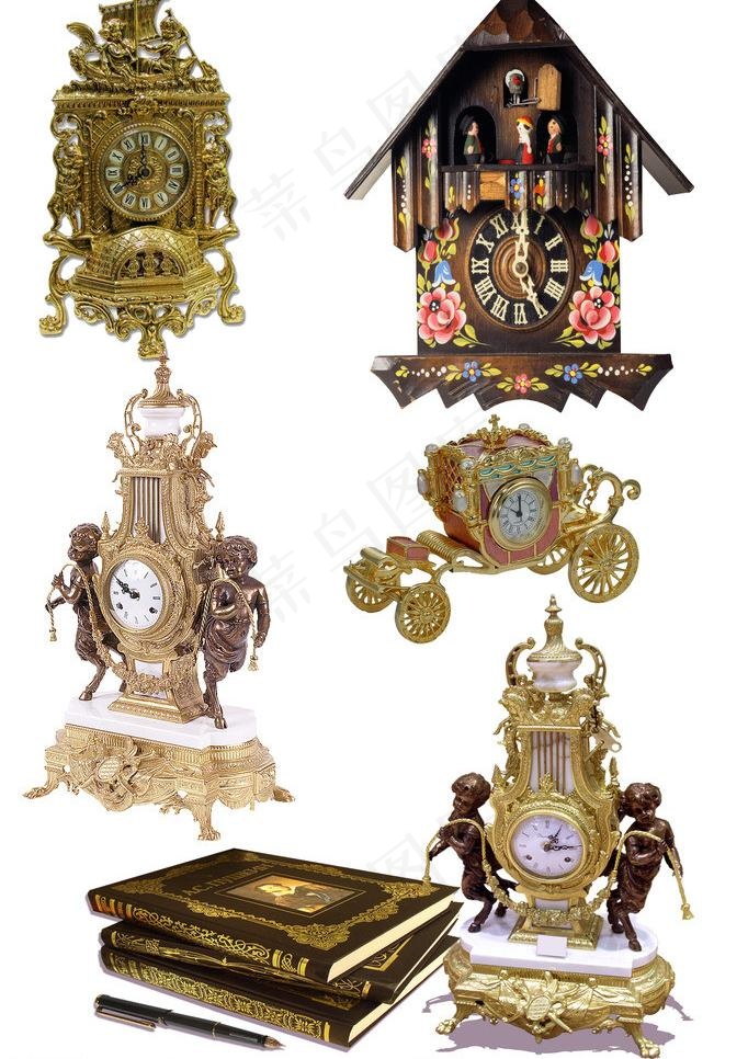 欧式钟图片