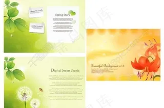 梦幻展板背景图片