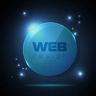 蓝色圆形海报图片 蓝色圆形海报图片