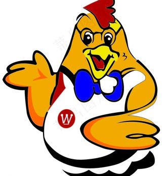 卡通矢量鸡