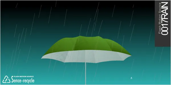 flash下雨情景