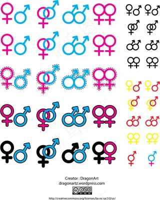 性别符号矢量