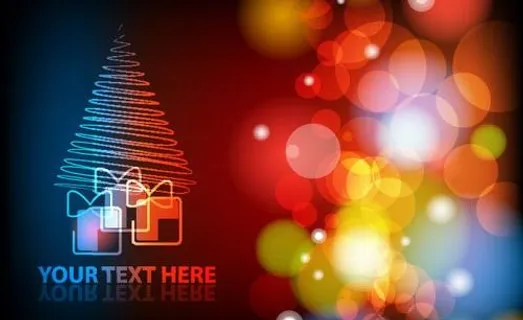 华丽的圣诞节背景矢量素材 华丽的圣诞节背景矢量素材