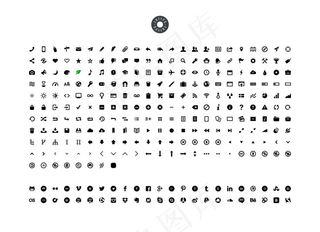 近百款常用图标PSD分层素材