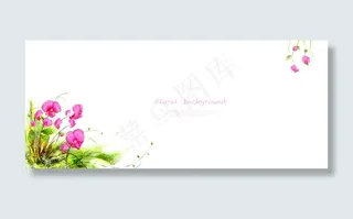 花朵与绿叶植物