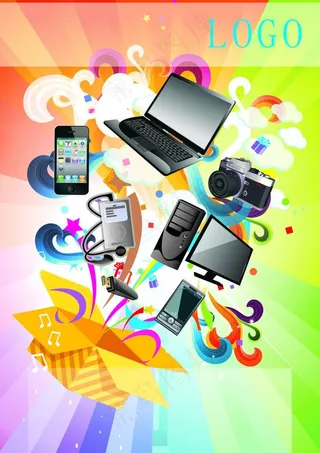 电子产品海报图片