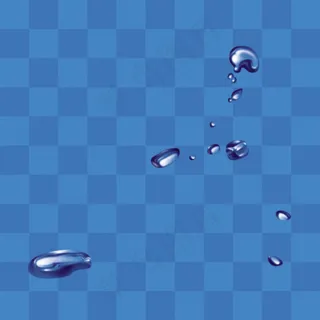 水珠系列psd素材-12